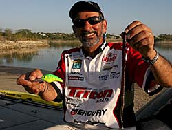 Paul Elias with Mann's 20+ and Jelly Worm