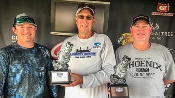 Hudson, Pugh and Gregory Tie for T-H Marine FLW Bass Fishing League Win on Lewis Smith Lake