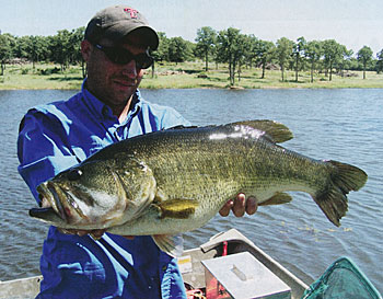 This is the best way to handle that huge fish. This fish tipped the scales above 9 pounds.