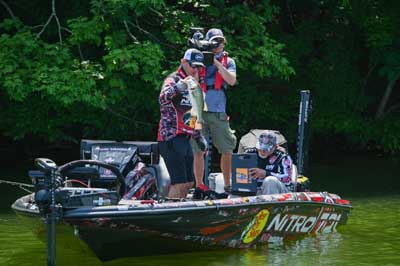 Kalamazoo Pro Catches Two-Day Total of 21 Bass Weighing 51 Pounds, 3 Ounces to Win Automatic Berth to Championship Round – 19 Anglers Advance to Wednesday’s Knockout Round