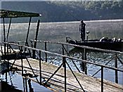 Jig fishing around docks