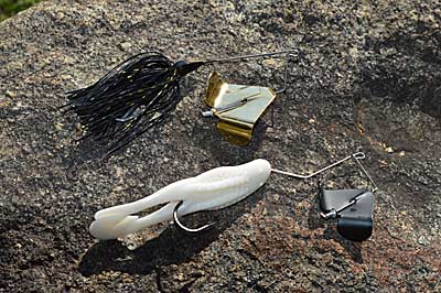 Bassmaster Elite Series angler Brandon Cobb loves to fish buzzbaits. They help him cover more water in less time. Photo by Pete M. Anderson