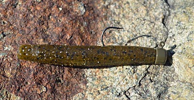 The Ned Rig isn’t flashy, but it resembles most of the baitfish and other prey that bass find along the bottom. Photo by Pete Anderson