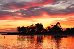 Sunrise at Lake Conroe