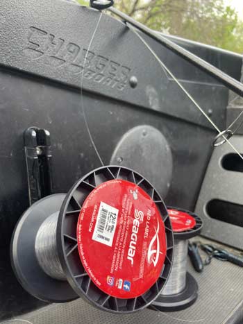 Mounting the Spool Stix is easy and makes for a perfect spooling spot.