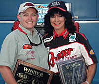 (L-R) Lesa Brown and Linda Redford