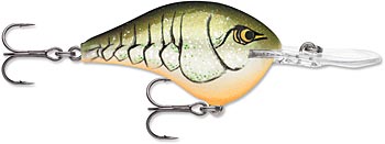 Rapala DT-Series crankbaits now available in five new patterns, including Rootbeer Crawdad, shown here.