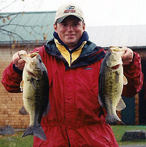 Largemouth will hold in beds of submerged aquatic vegetation later into the fall than smallmouth.  Defined edges along rock, wood or other hard cover are the best places to find them once they are forced to leave. Photo by Pete M. Anderson