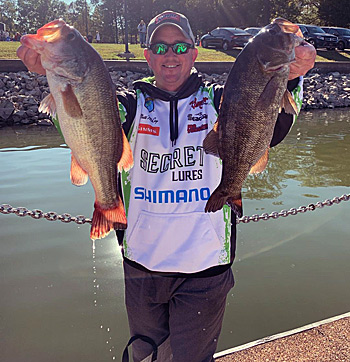 Largemouth and smallmouth love the Stupid Tube. Photo courtesy of Matt McCoy