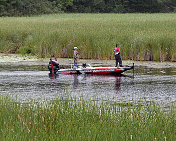 There are few better techniques for presenting a lure to exactly where a bass lives than flipping and pitching. The better you become at them, the more bass you will catch. Photo by Pete M. Anderson