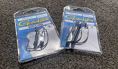 Specialty hooks are available for fishing the rig, or you can make your own with a weight and split ring.