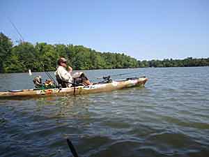 kayak fishing