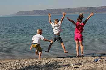 Fishing with kids