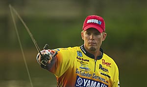 Defending champion Keith Combs during the Toyota Texas Bass Classic at Lake Conroe in Conroe, Texas on September 28, 2012.