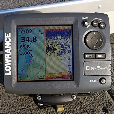 Less-expensive electronics have the same bells and whistles as the more expensive larger units. To make use of more of them in a viewing friendly way, use split screen and overlay data. Photo by Pete M. Anderson