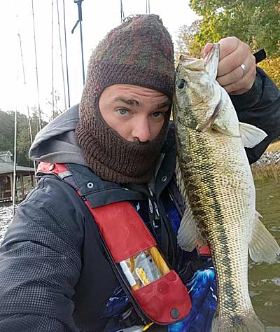 Don’t rely on one style of lure or technique. Having several in your quiver means you can catch bass regardless of the situation, said Vinny Ferreri, tournament director and founder of Charlotte, North Carolina-based Queen City Kayak Bass Fishing and Hobie Bass Open Series angler. Photo courtesy of Vinny Ferreri