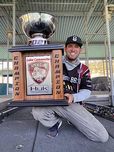 Phillip Dutra won the Apex Tour event at Camanche Lake.