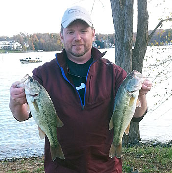 Retreating to deep water or heavy cover isn’t an option for bass living in heavily pressured ponds. Instead they become more wary. Anglers can still catch them if they change their approach. Photo by Pete M. Anderson