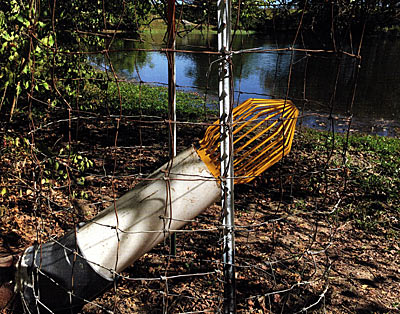 We extended the overflow pipe in Bob Jones Lake which will raise the water level by approximately two feet.