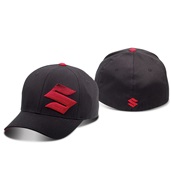 S Fade Black-Red Hat