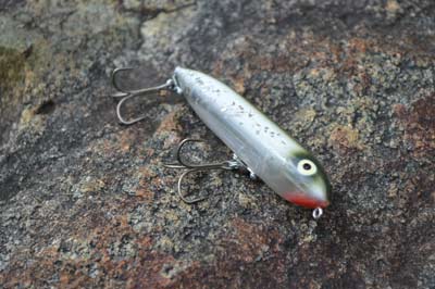 Walking topwaters do everything right in September. Their size, action, and colors match the hatch, and they call in bass from a long distance, especially if the water is clear. Photo by Pete M. Anderson