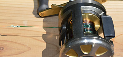 You’ll never use all the line on your spool, so put backing behind your monofilament, fluorocarbon or braid. You’ll replace less line each respooling, saving you money and time. Photo by Pete M. Anderson