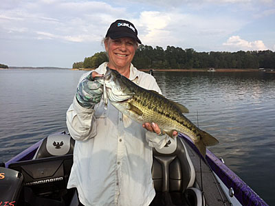 I always catch the Big One when Aaron and I fish together. It's my job.