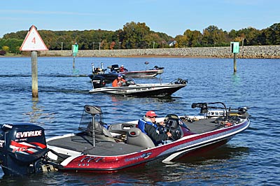 Before the tournament day starts, discuss splitting the costs of boat fuel and any launch fees. Boaters also should give their co-angler an idea of how the day will unfold in regards to patterns and spots, so they can prepare. Photo by Pete M. Anderson