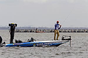 Brandon Palaniuk has not yet wrapped his boat for 2012, though it will feature Yamaha Pro Fishing and Skeeter, as well as others.