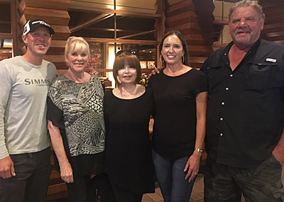 Night before tournament having some quality time. Left to right.....Aaron and Carol Martens, Liz Jones, Trish and Chris Martens