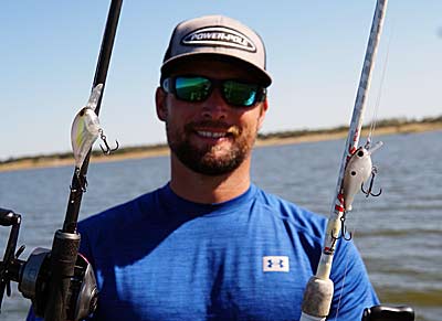 Shallow diving crankbaits are top producers for Justin Lucas each November.