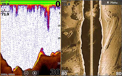 Rock is shown on 2D and StructureScan.