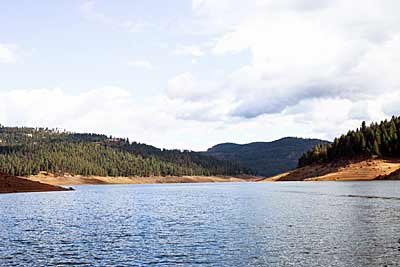 Some waters rise and fall each year at consistent times. The fishery shown here is in a low-water period each fall.