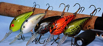 Deep diving crankbaits are popular in aerated ponds and lakes.