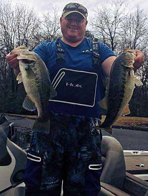 Bassmaster Elite Series angler Shane Lineberger knows he is going to catch bass when the wind blows. It stirs up the food chain and hides his presence from bass. Photo courtesy of Shane Lineberger