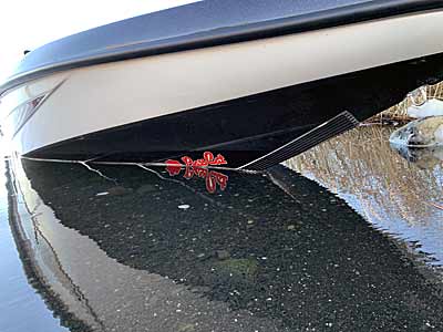 A keel guard is helpful when launching a boat by yourself or when there is no dock at your favorite lake.