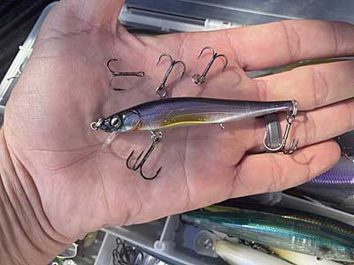 Swapping out three small hooks for two larger hooks will increase your hookup percentage without altering the lure's action.