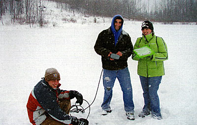 Checking oxygen in a northern pond. Maybe an effective tool to set the stage to inject oxygen into your pond?