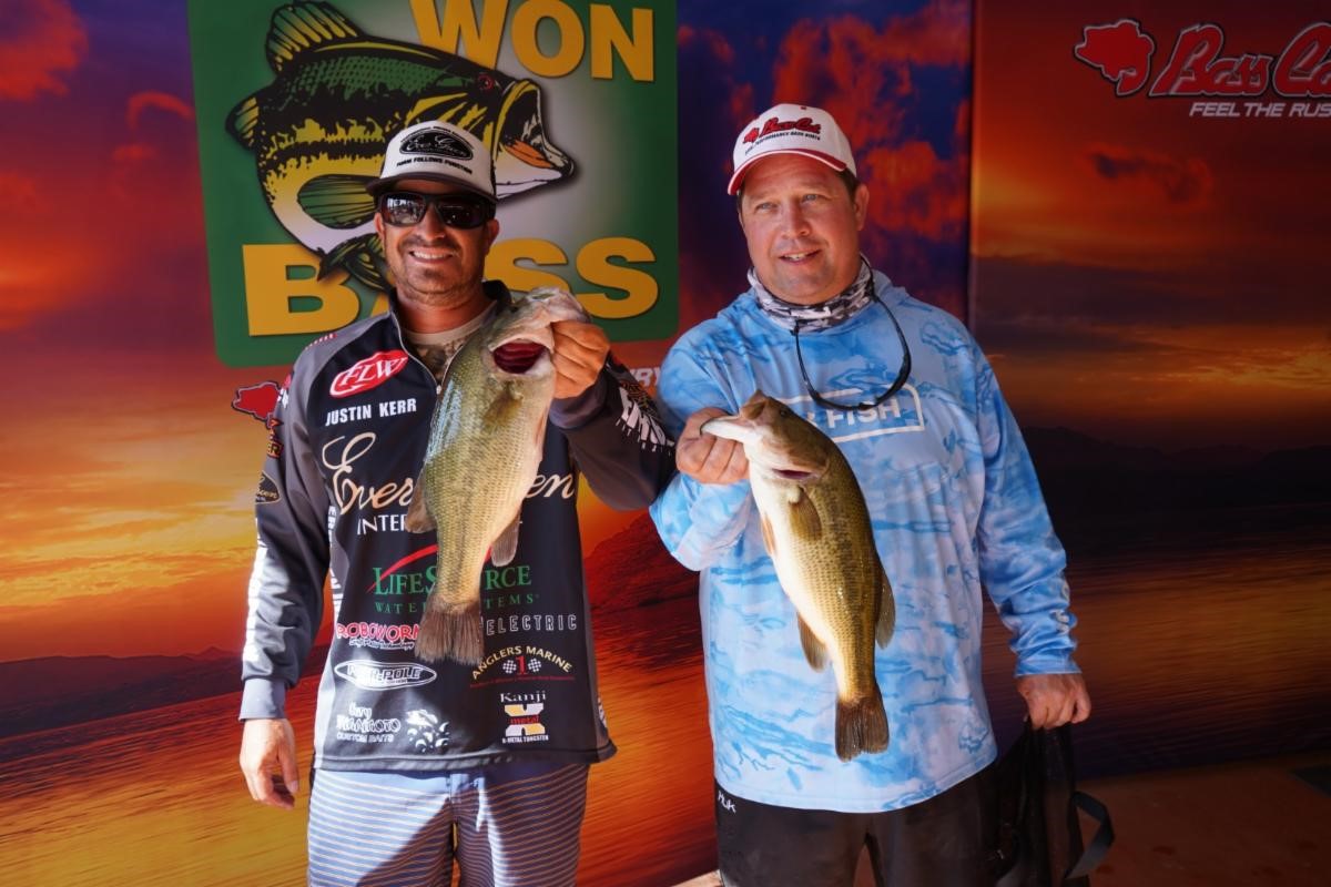 2019 WON Bass US Open Day One Leaders Justin Kerr and Bo McNeely - photo by Paul Lebowitz - WON Bass