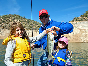 Kids should wear life jackets at all times. These are Type II vests, designed to keep the child face up in the water.