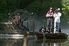 Gary was also buzzed by an airboat in a separate incident.