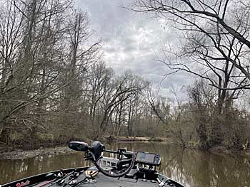 Sometimes going the distance and idling all the way back can pay dividends on Lake Fork.