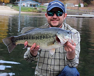 A healthy Northern Strain bass caught in the Chain Lakes of Lake Coeur d’Alene.