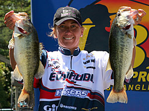 Kim Bain-Moore on Lake Hartwell