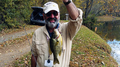 Author with a nice sunfish.