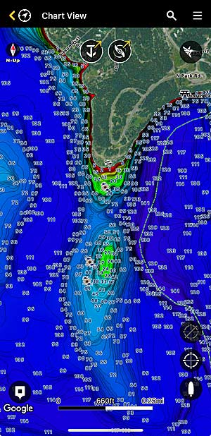 Mobile mapping apps are an excellent tool for finding good fishing spots from your phone.