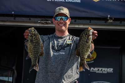 Bill Perkins, of Rochester, N.Y., has won the 2021 Basspro.com Bassmaster Northern Open at Oneida Lake with 52 pounds, 3 ounces.                                                                                                                                                     Photo by Shane Durrance/B.A.S.S