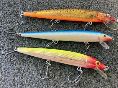 These Rapala baits have been catching them for years and still catch fish today.