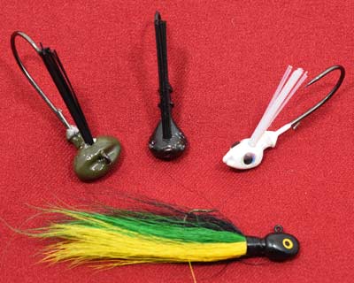 Football, Arkie, Swim, and Hair Jigs