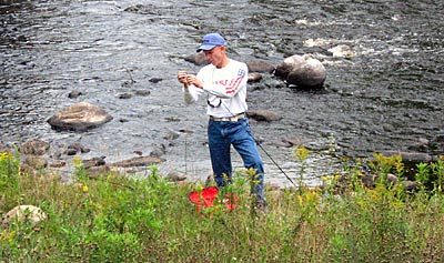 Long pants, long sleeves, and a hat are musts. If you plan to walk along the shore, protect yourself.